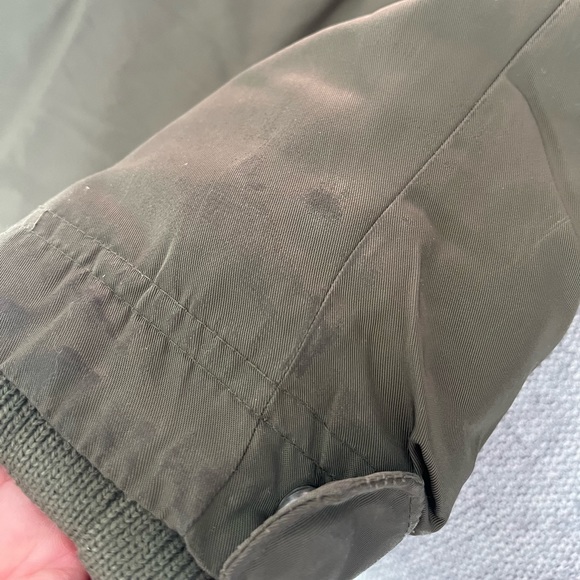 Gap khaki parka coat sz 8 VGUC - Picture 4 of 6